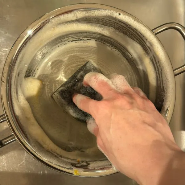 汚れが落ちている写真（撮影：grape編集部）