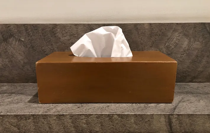 3．ティッシュペーパー