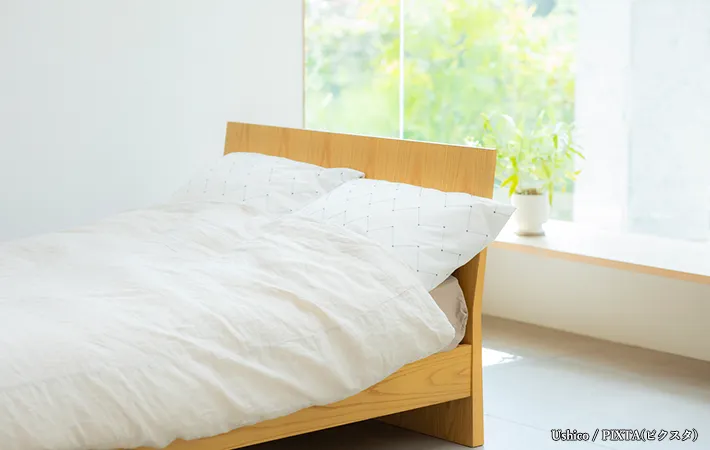 白い無地のシーツ