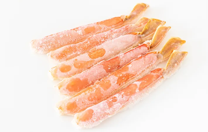 生のカニの解凍方法