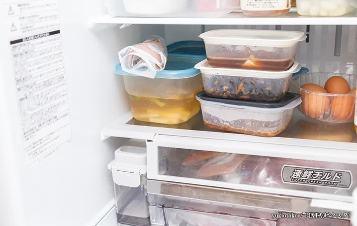 鍋の残りを冷蔵庫で保存する方法