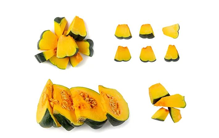 丸ごとのカボチャの場合