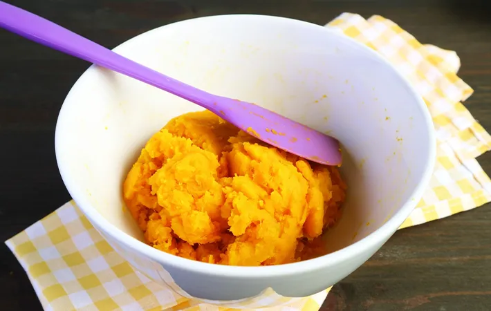 マッシュしてから冷凍保存する場合