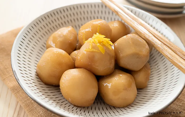 里芋は緑色でも食べられるの？