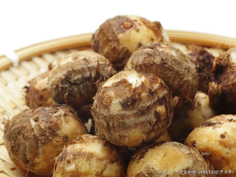 里芋は緑色でも食べられる？変色する理由と2つの対処法を解説