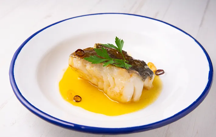 2．タラのオリーブオイル漬け