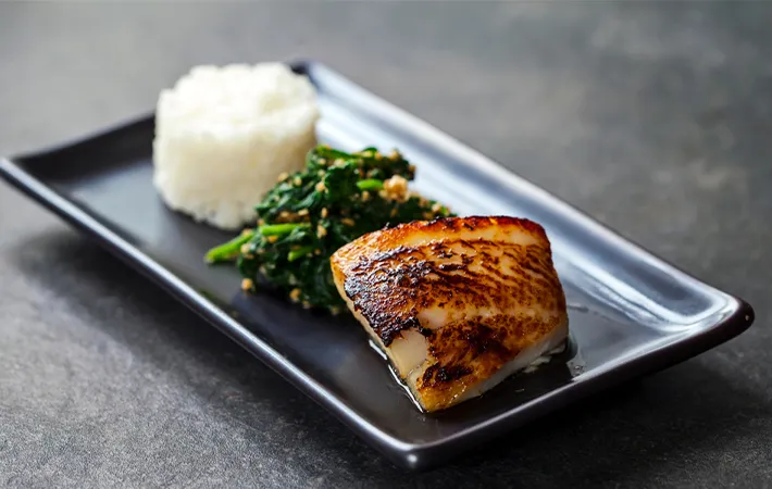 3．タラの西京焼き