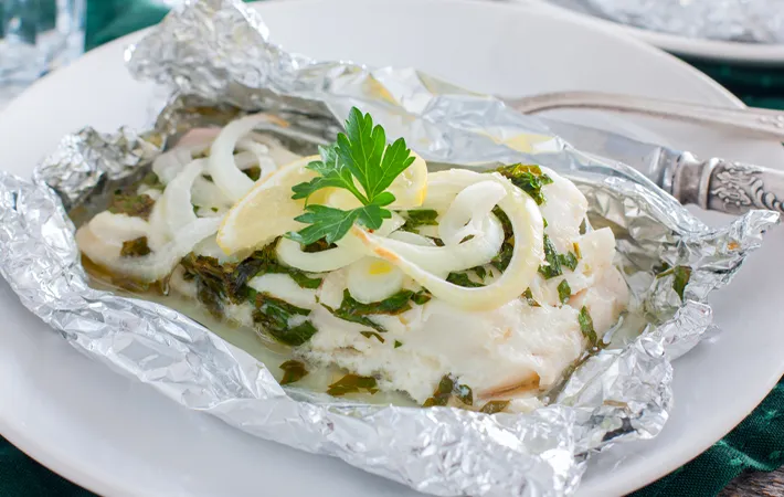 タラのホイル焼き