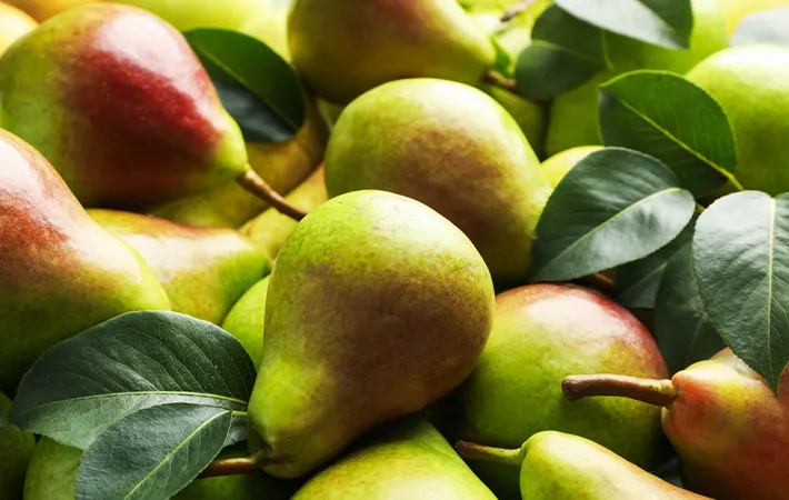 食べ頃になっていない硬い洋梨を追熟させる方法