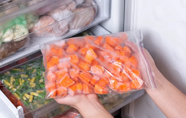カボチャの冷凍保存