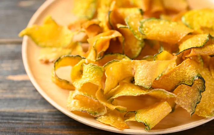 カボチャのかき揚げ