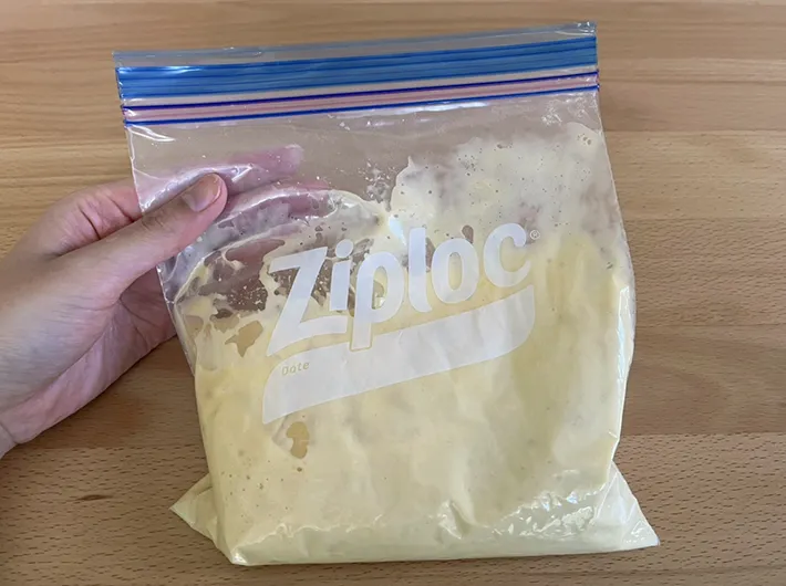 材料を入れたの写真（撮影：grape編集部）