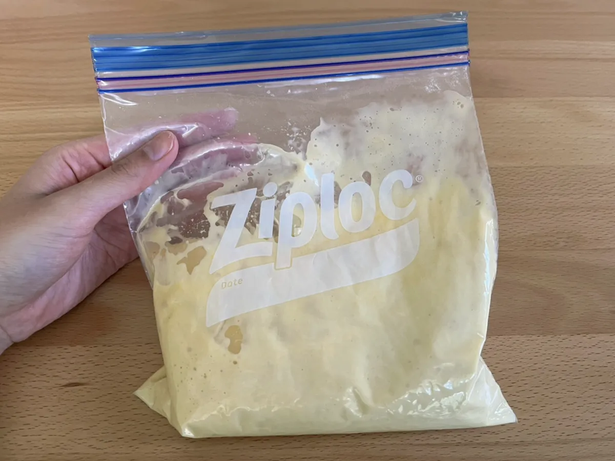 材料を入れた袋の写真(撮影:grape編集部)