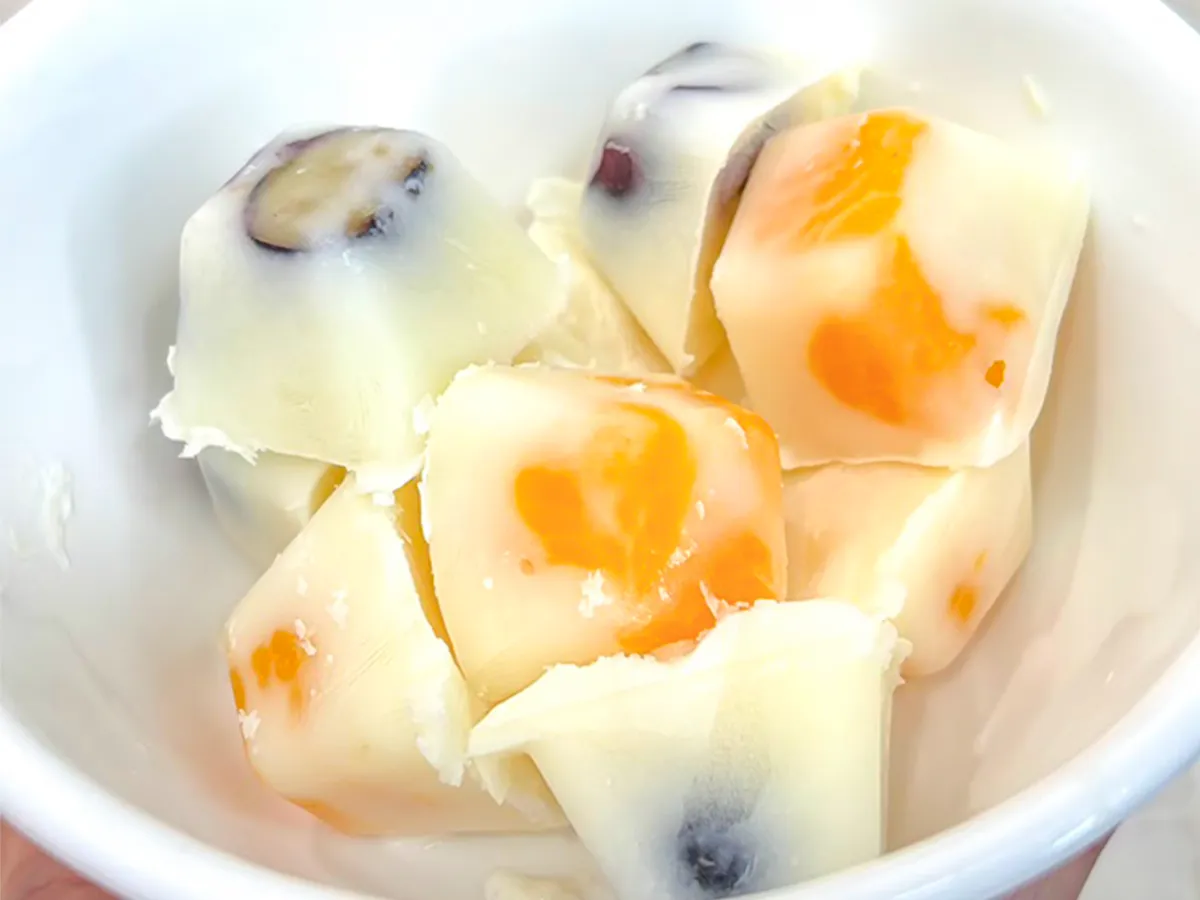 『一口フローズンヨーグルト』完成写真(撮影:キジカク)