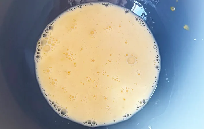 『炊飯器で蒸しパン』を作る写真（撮影：エニママ）