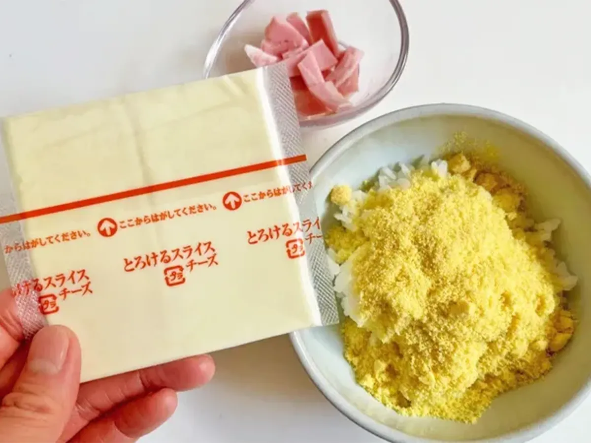 『粉末コーンスープの簡単リゾット』の作り方の画像（撮影：エニママ）