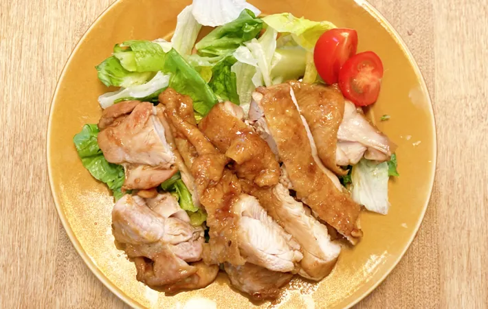 『黄金鶏照り』の完成写真（撮影：エニママ）