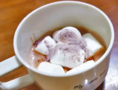 『あったかチョコドリンク』の作り方の画像（撮影：エニママ）