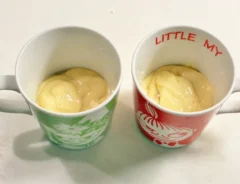 『ハムのマグカップケーキ』の作り方の画像（撮影：エニママ）