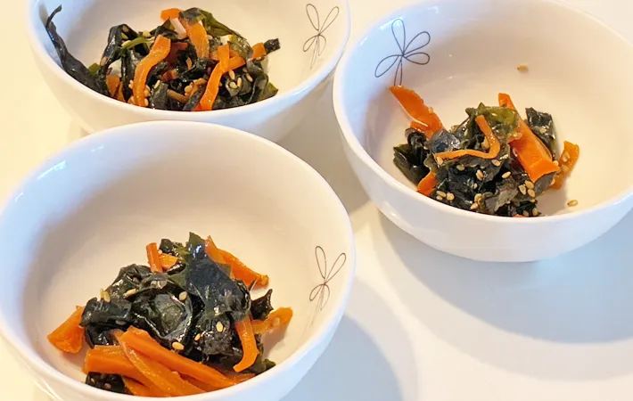 『わかめのきんぴら』の完成写真（撮影：エニママ）