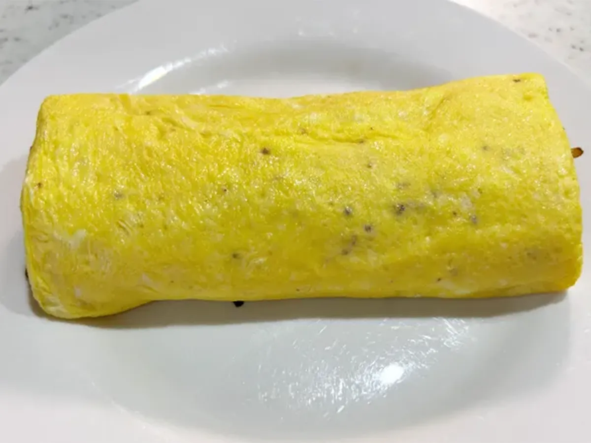 『焼きそば入り玉子焼き』の作り方の画像(撮影:エニママ)