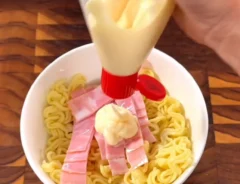 濃厚カルボ風の作り方