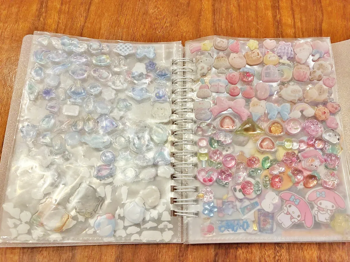 『セリア めくれるフォトスタンドにもなるアルバム』の使用写真（撮影：エニママ）