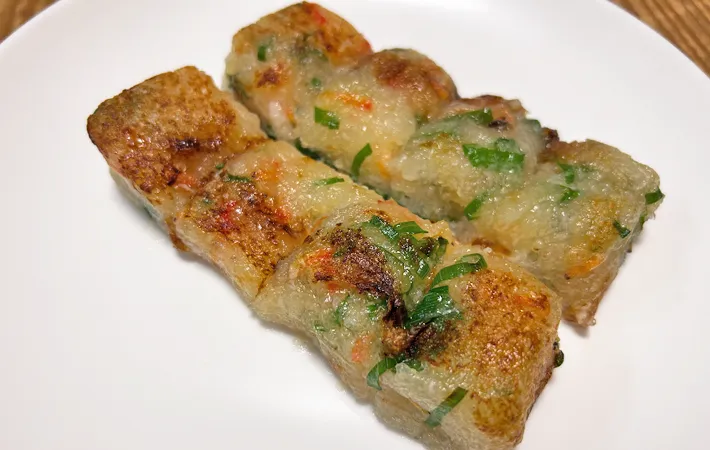 『玉子焼き器で大根もち』の完成写真（撮影：エニママ）