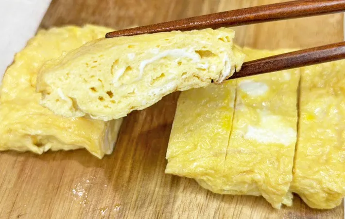 『納豆のタレを入れた玉子焼き』の写真（撮影：キジカク）