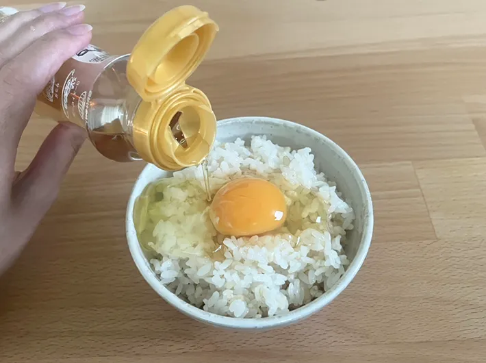 卵かけご飯の写真（撮影：grape編集部）