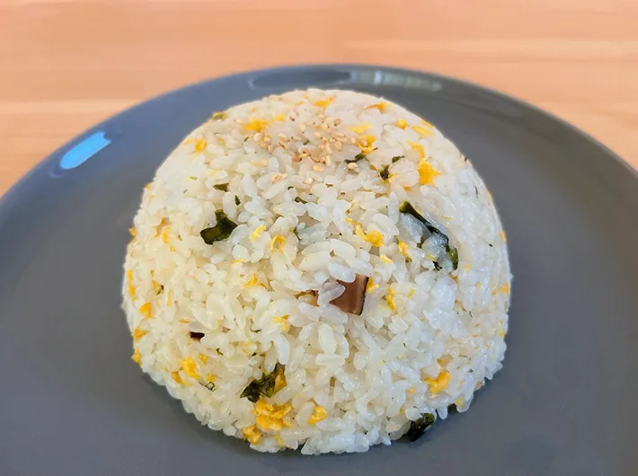 フリーズドライスープで作ったチャーハンの写真（撮影：grape編集部）