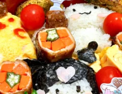 姉が妹のために作ったキャラ弁の写真