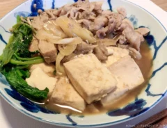 鍋の豆腐の写真