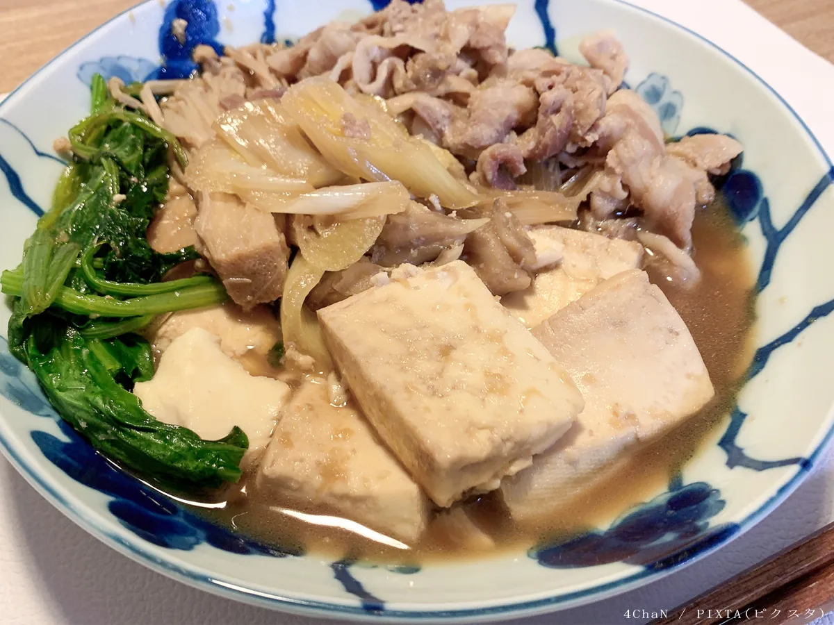 鍋の豆腐の写真