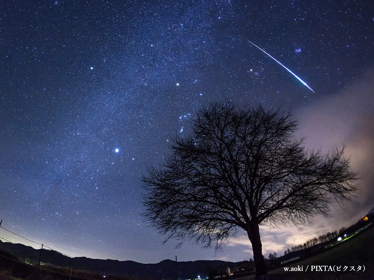 流星群のイメージ写真