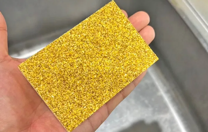 『野菜の皮むきスポンジ』の写真（撮影：キジカク）