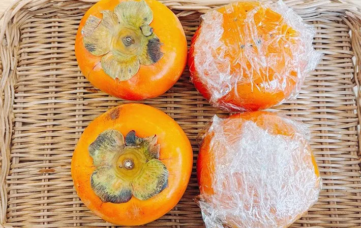 保存前の柿の写真（撮影：キジカク）