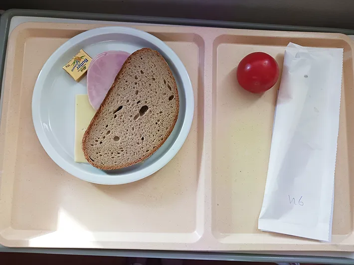 産婦人科、入院中の食事