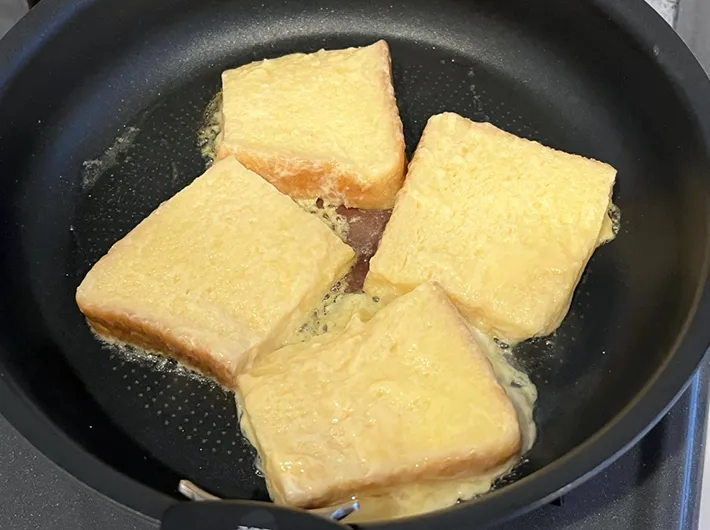 甘酒フレンチトーストの写真（撮影：grape編集部）