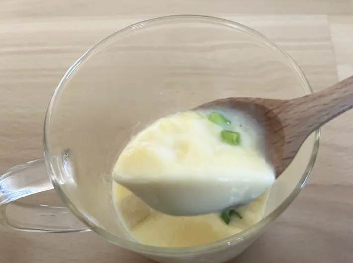 おでんの煮汁を使った茶碗蒸しの写真（撮影：grape編集部）