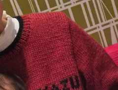 手編みセーターの写真