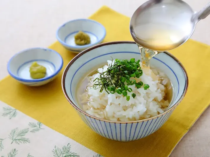 焼あごだし茶漬けの写真