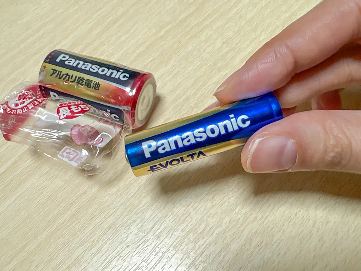 乾電池の写真（撮影：grape編集部）