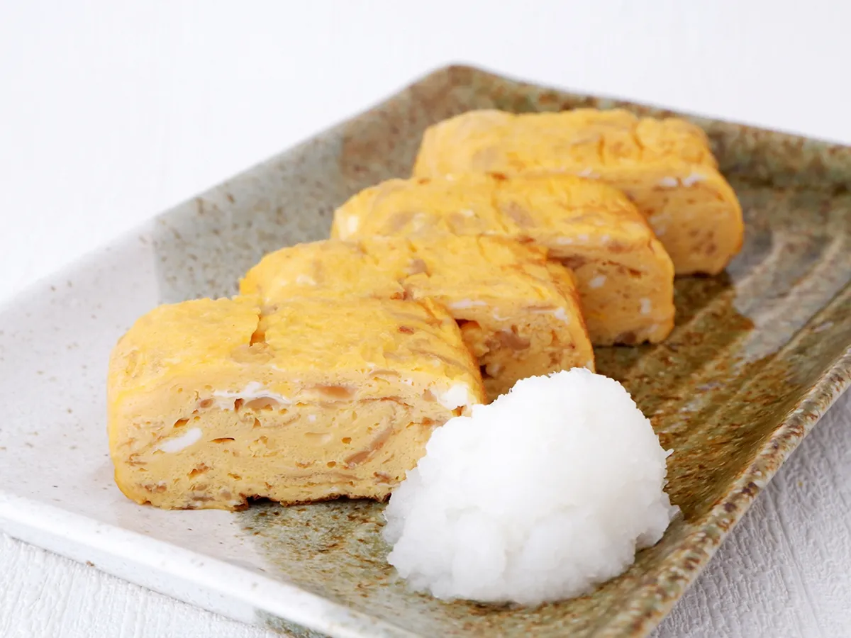 『なめ茸入り玉子焼き』の写真