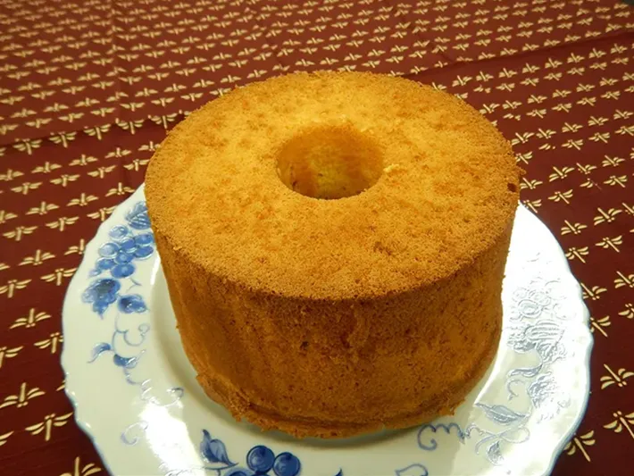 カボチャのシフォンケーキの写真