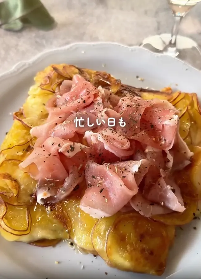 サツマイモガレットの写真