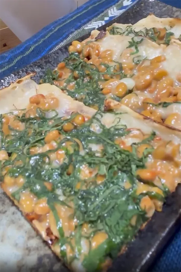 大葉チーズ納豆の写真