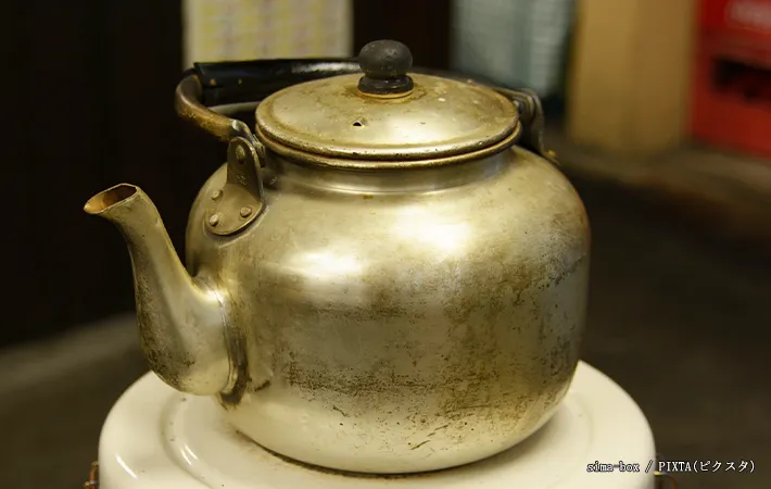 やかんのイメージ写真