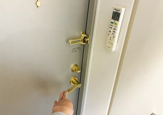 外出しようとしている写真（撮影：grape編集部）