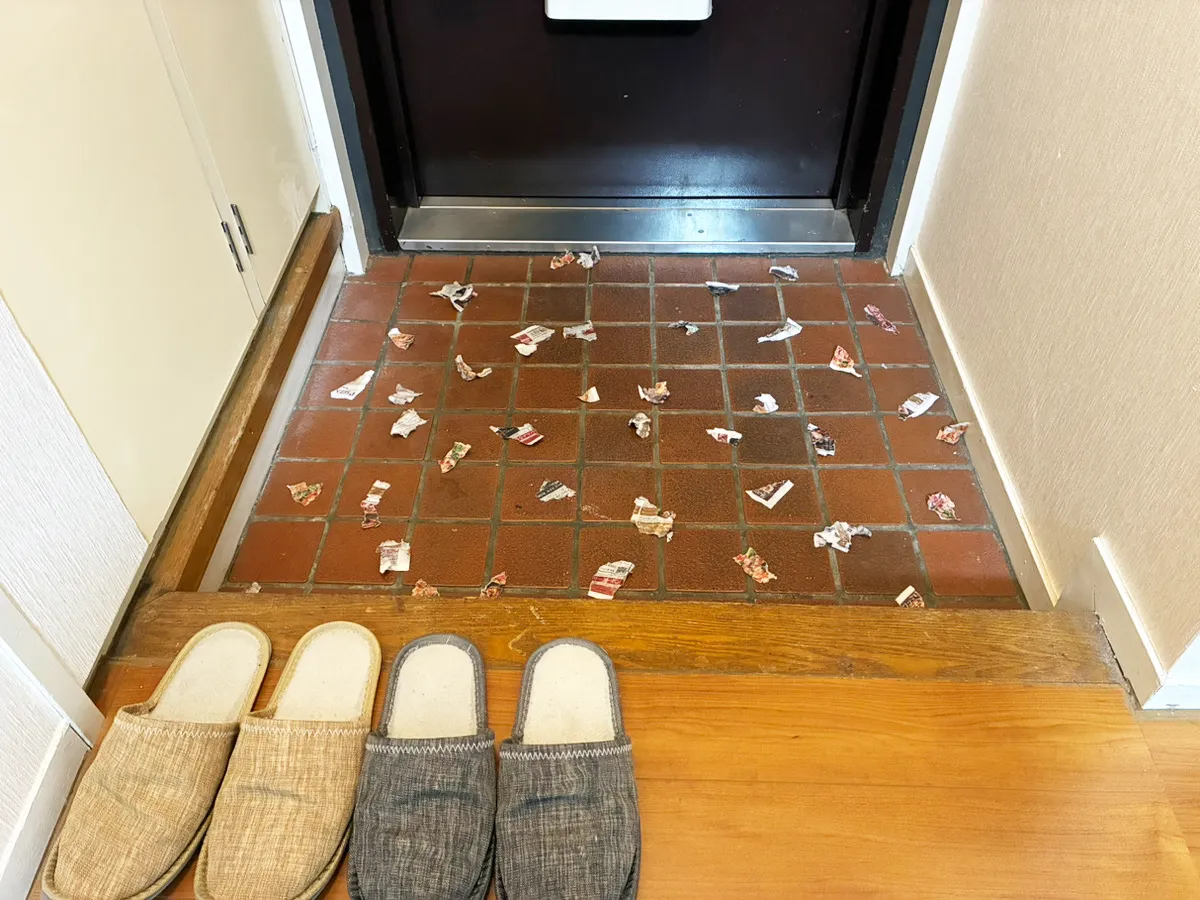 不要なチラシの活用法(撮影:grape編集部)